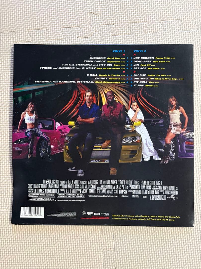 2 Fast 2 Furious Soundtrack レコード ワイスピ LP