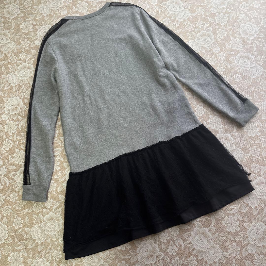 RED VALENTINO チュールスカート　スウェットワンピース