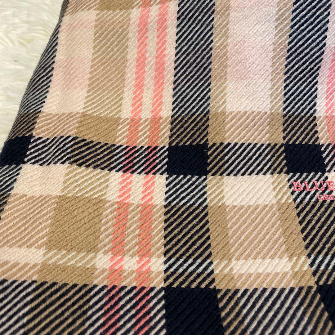 BLUE LABEL CRESTBRIDGE チェック柄マフラー　ストール　大判