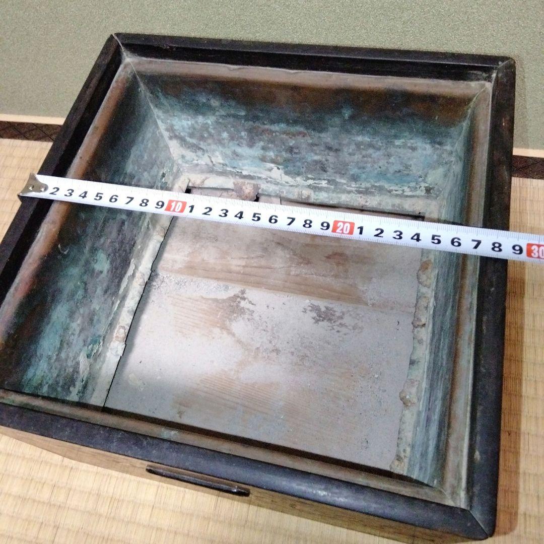 木製火鉢　火鉢　レトロ　ヴィンテージ