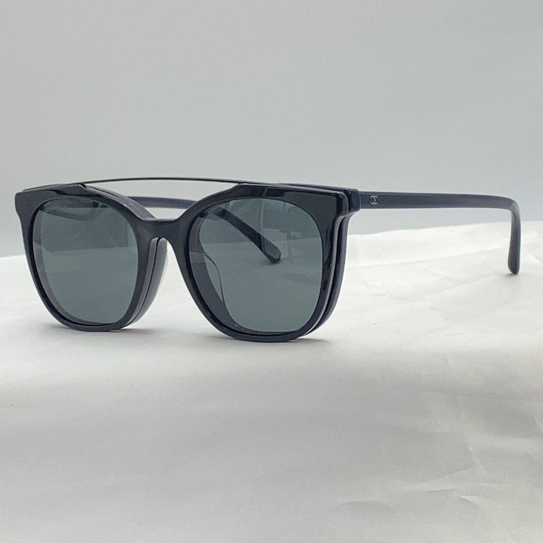 CHANEL サングラス　メガネ　5392-A クリップオン　3WAY 極美品