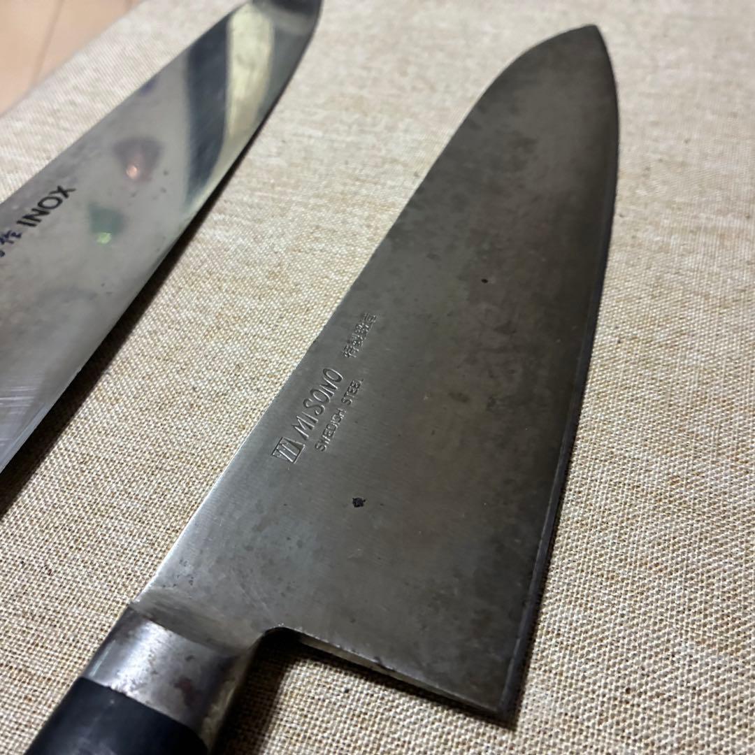 出刃、柳刃、薄刃、牛刀　6本セット