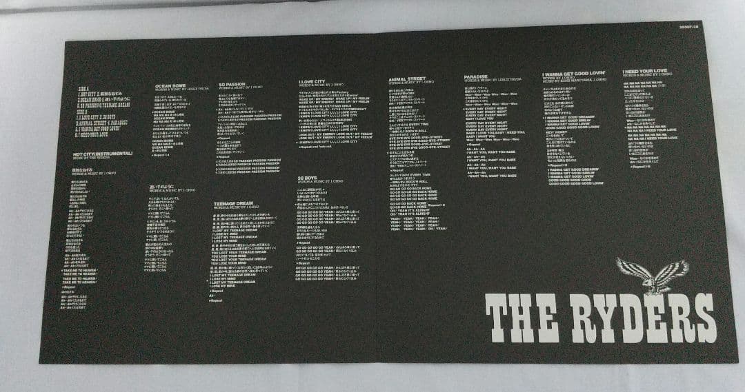 THE RYDERS LPレコード／ポスター
