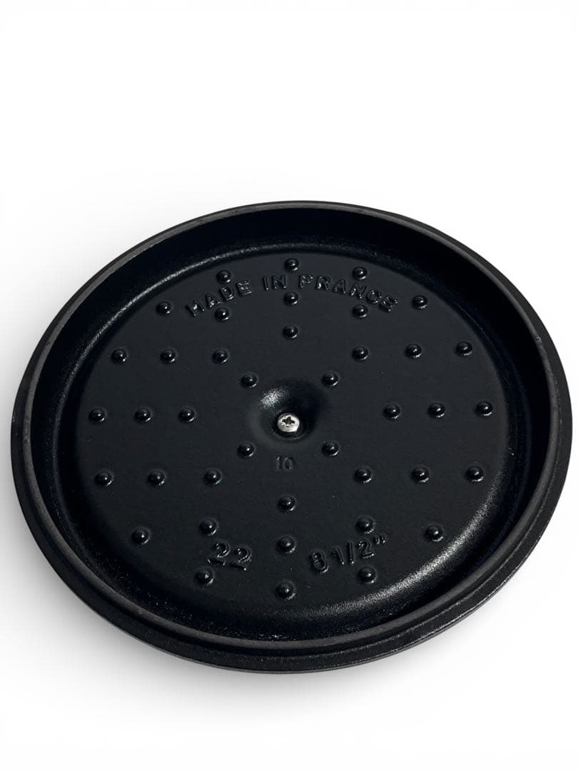 Staub ストウブ　ピコ・ココットラウンド 22cm ブラック 2.5L