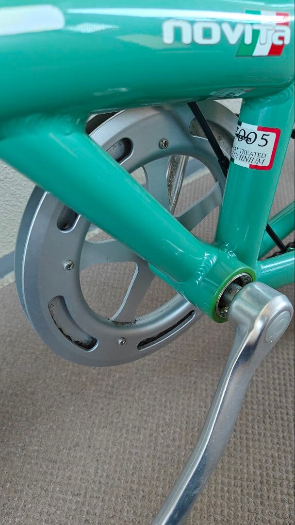 極美車☆ビアンキノビタBianchi novita折り畳み自転車送料込み☆激レア