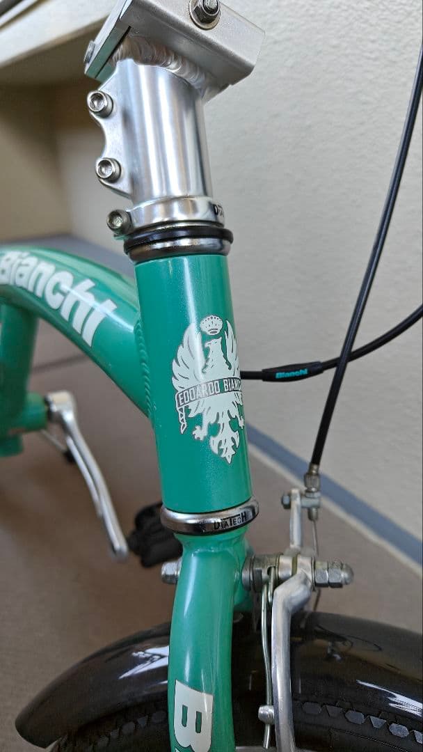 極美車☆ビアンキノビタBianchi novita折り畳み自転車送料込み☆激レア