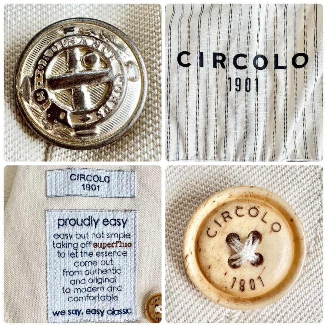 CIRCOLO1901 チルコロ 鹿の子 ジャージージャケット テーラード 42