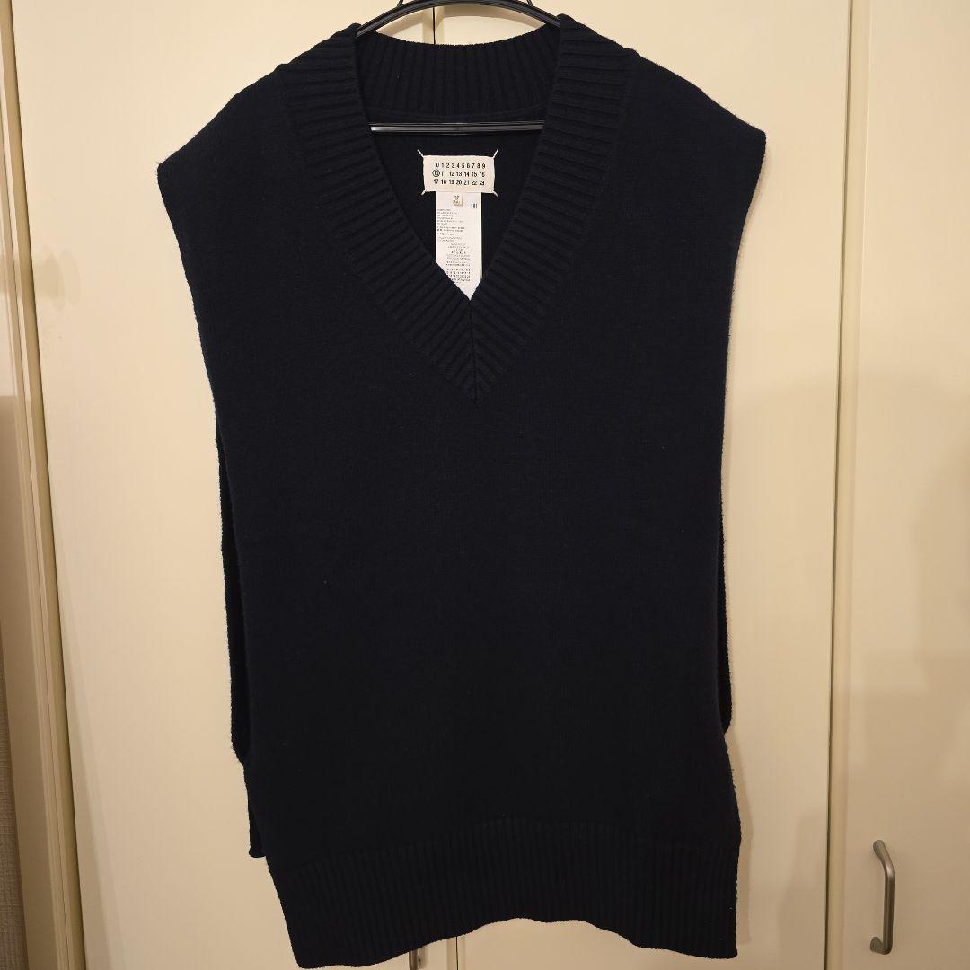 Maison Margiela Vネック ウールニット　ベスト　タバード