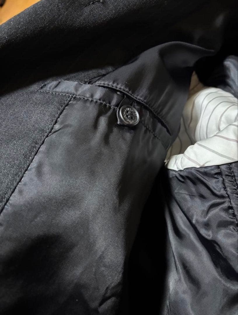 COMME des GARCONS HOMME ウールエステルヘリンボーンJKT