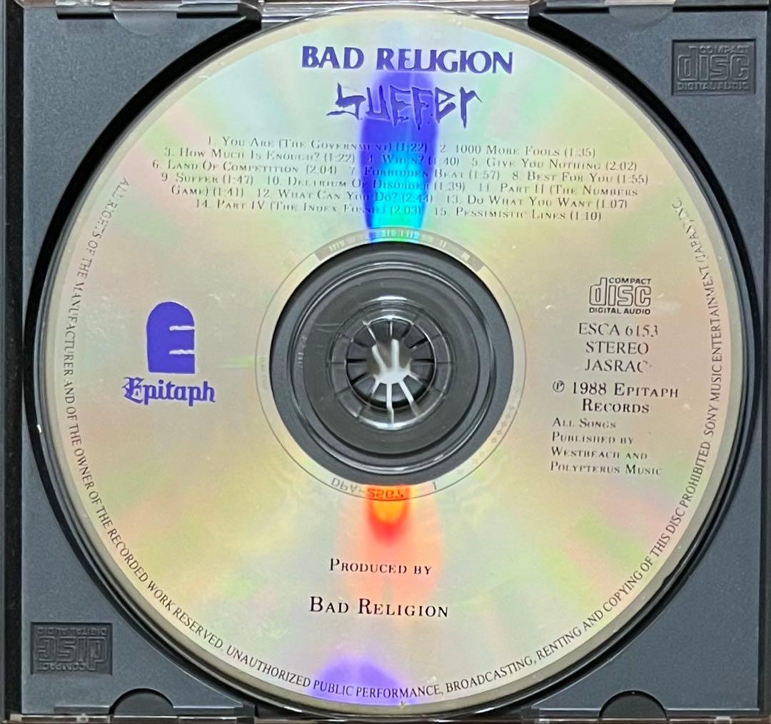 BAD RELIGION SUFFER バッド・レリジョン サファー エピタフ