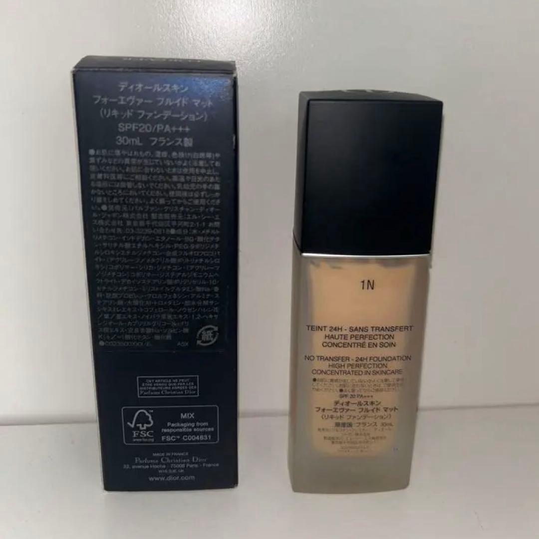Dior ディオールスキン　フォーエバー　フルイド　マット 1N 30ml