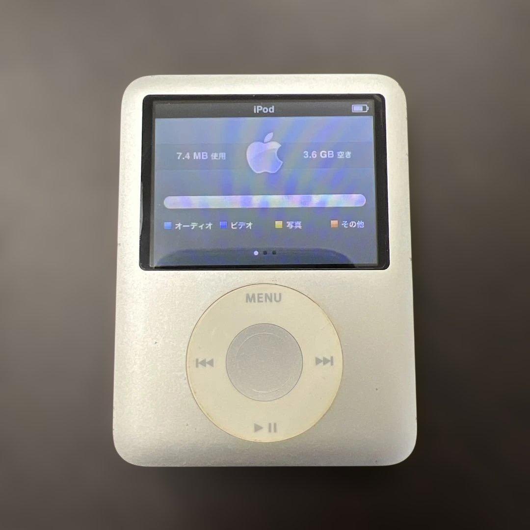 【動作良好】Apple iPod nano 第3世代　4GB【バッテリー良好】