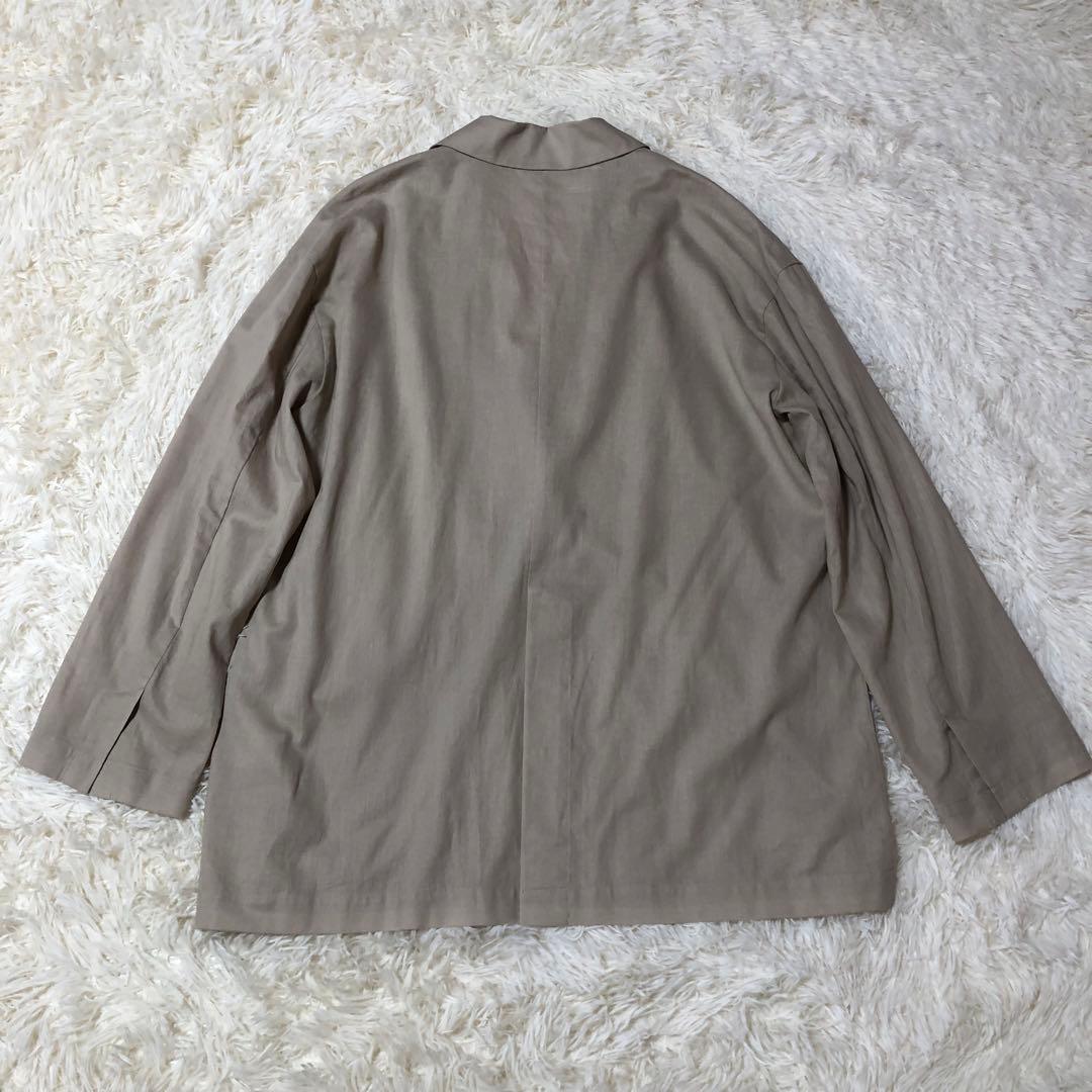 極美品　リブドロワ　リネン混　シアージャケット　2way