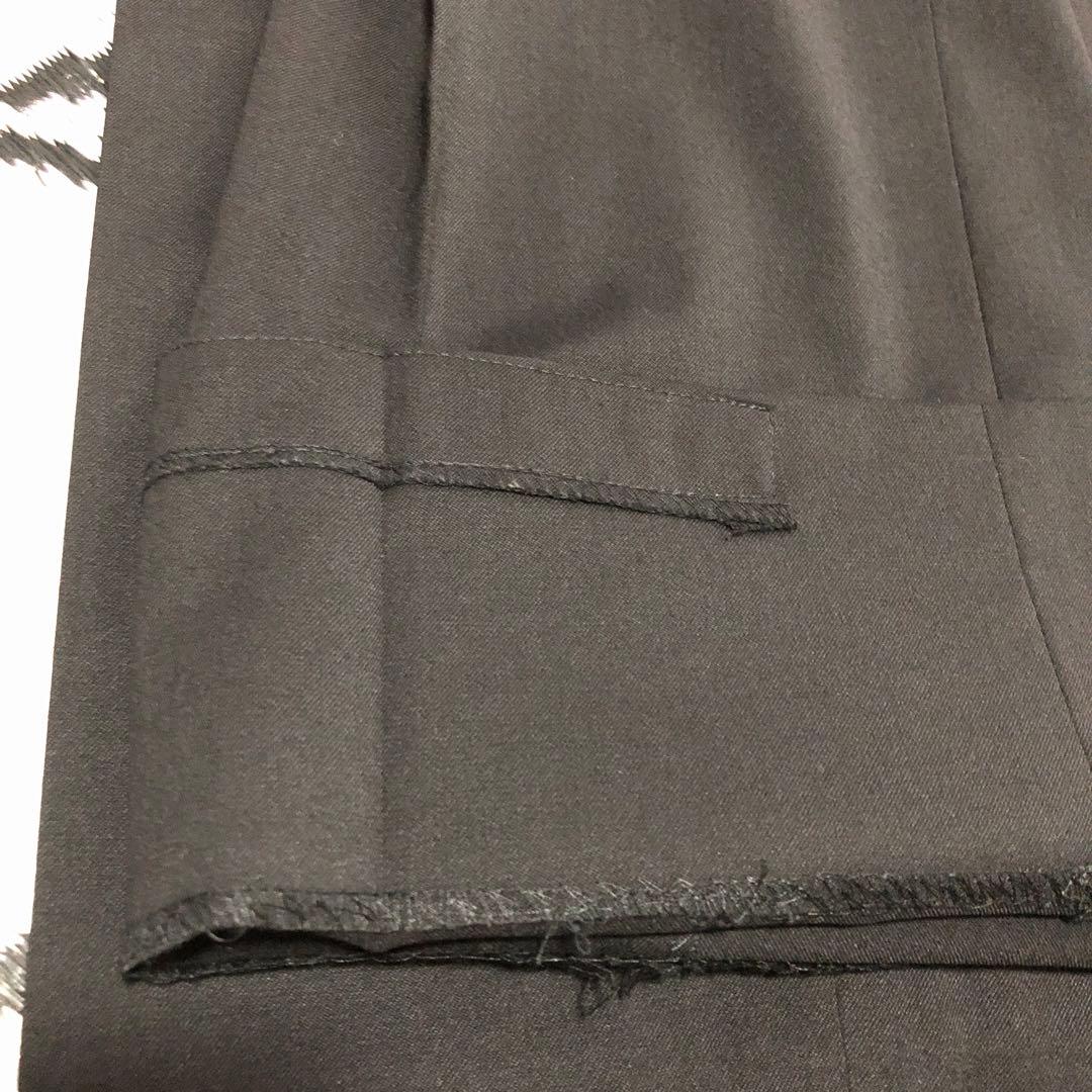 メンズスーツ黒大きいサイズスラックス２本