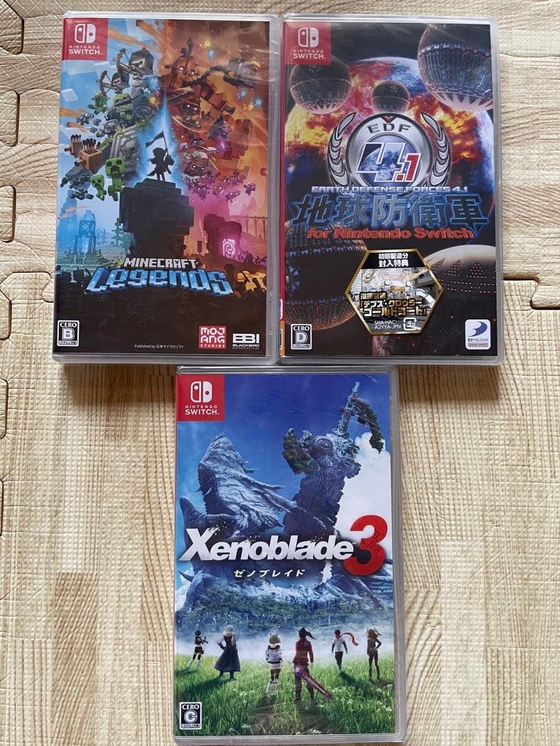 新品未使用！　Nintendo Switch ゲームソフト3本セット