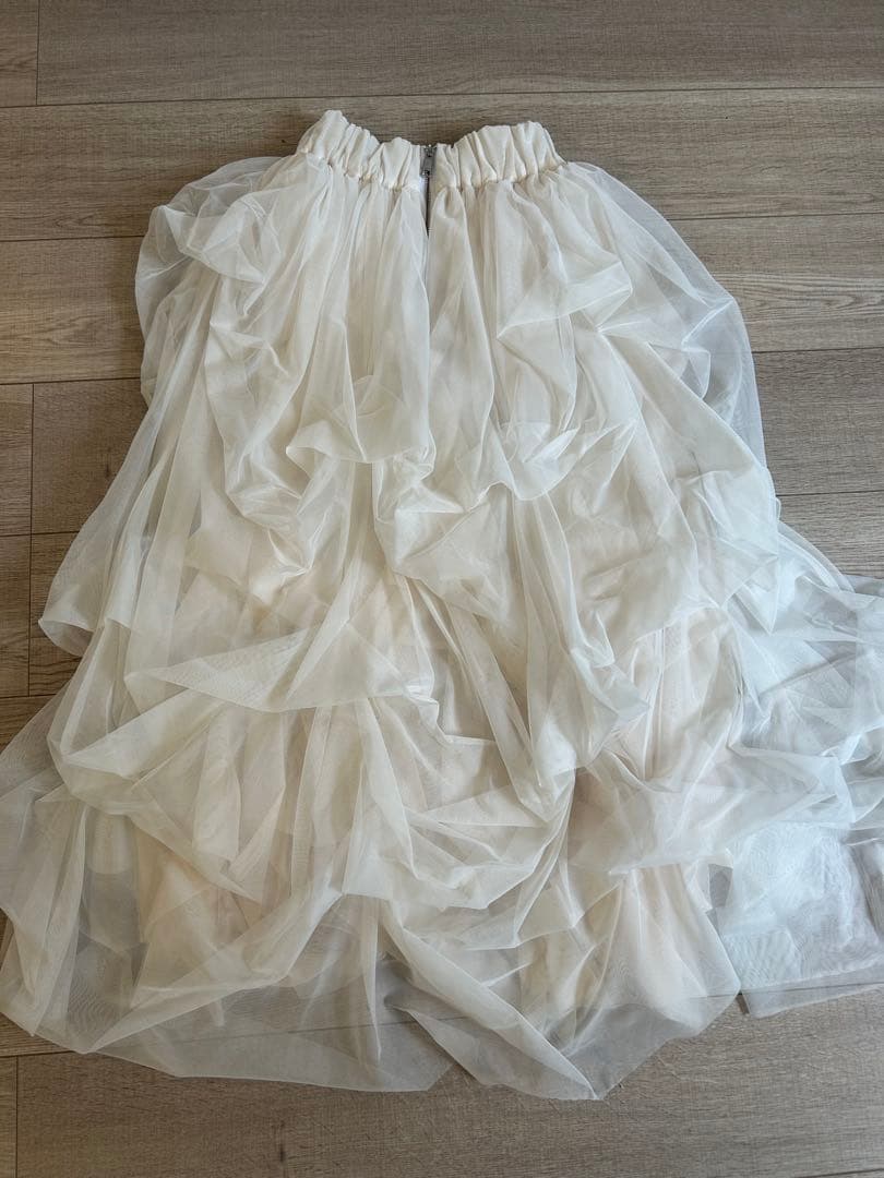 THE TOE Iris Tulle Skirtアイリスチュールスカート 白 S