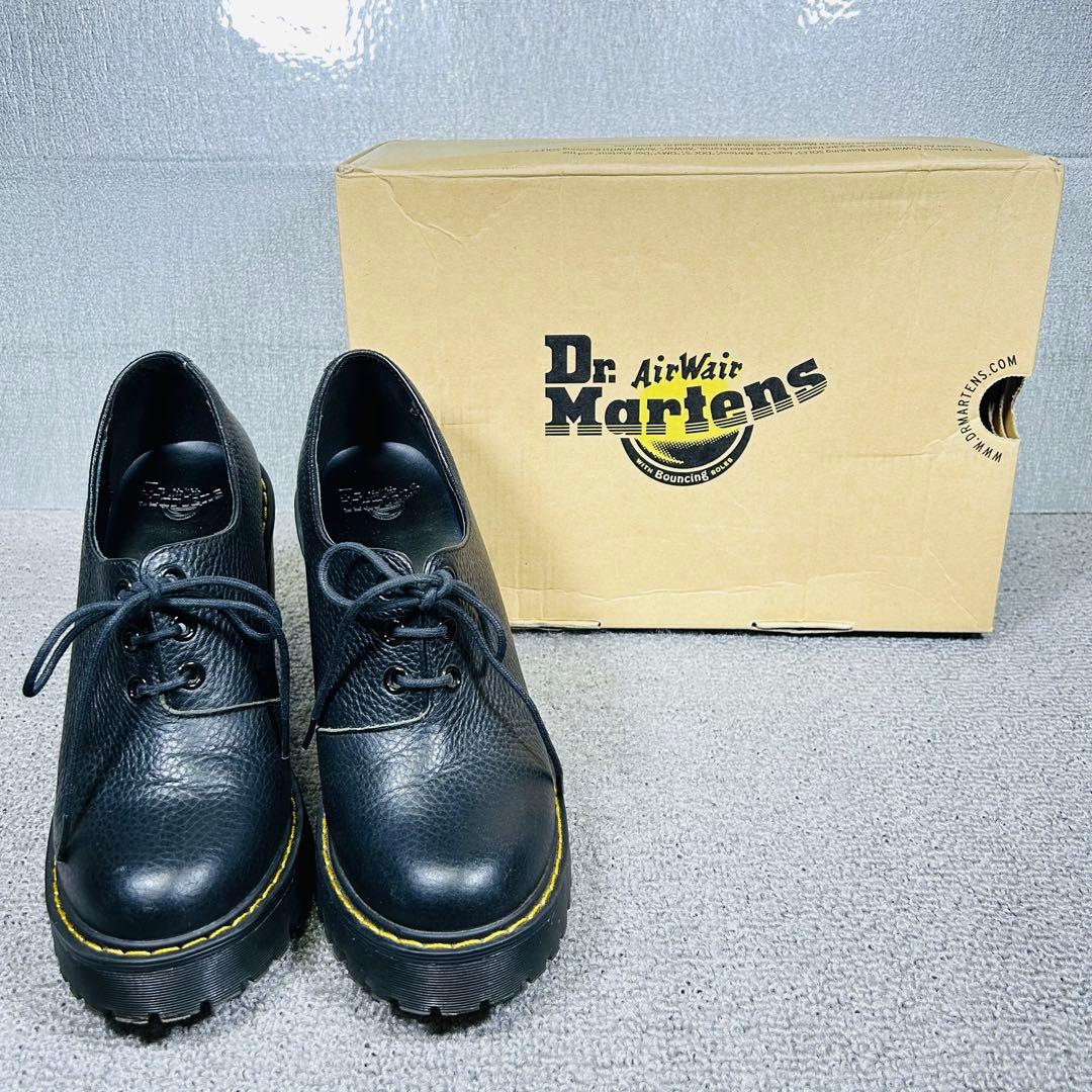 Dr.Martens SALOME スムースレザー レースアップ ヒールUK5
