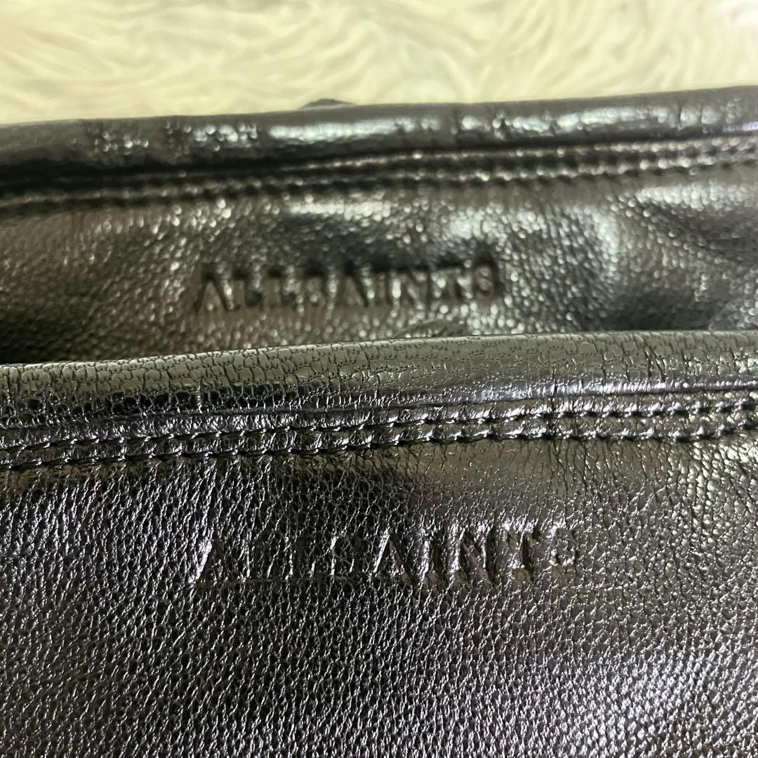 極美品 オールセインツ ALLSAINTS 山羊革 ゴートレザー 手袋 ブラック