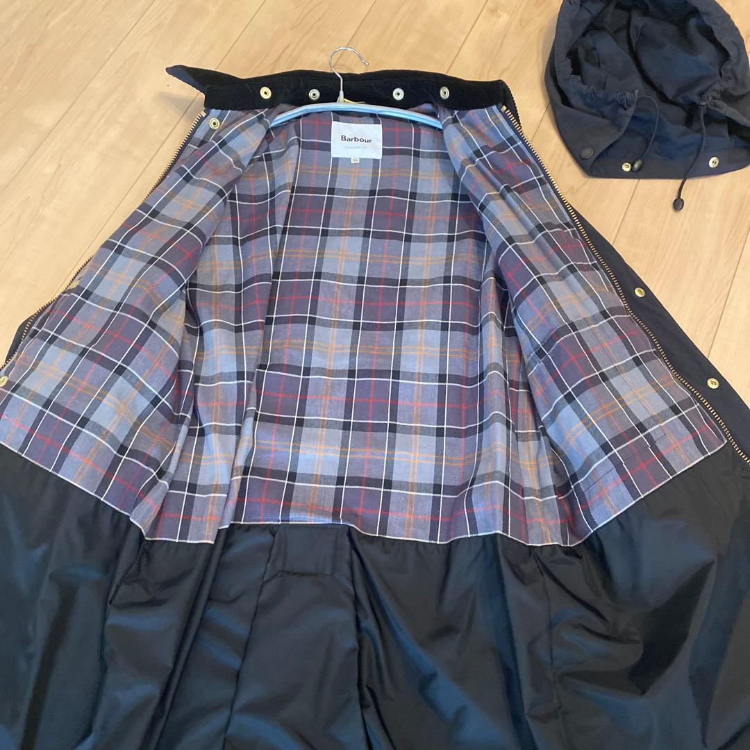 【Barbour】別注BURGHLEYフード付　バブアー　Spick&Span