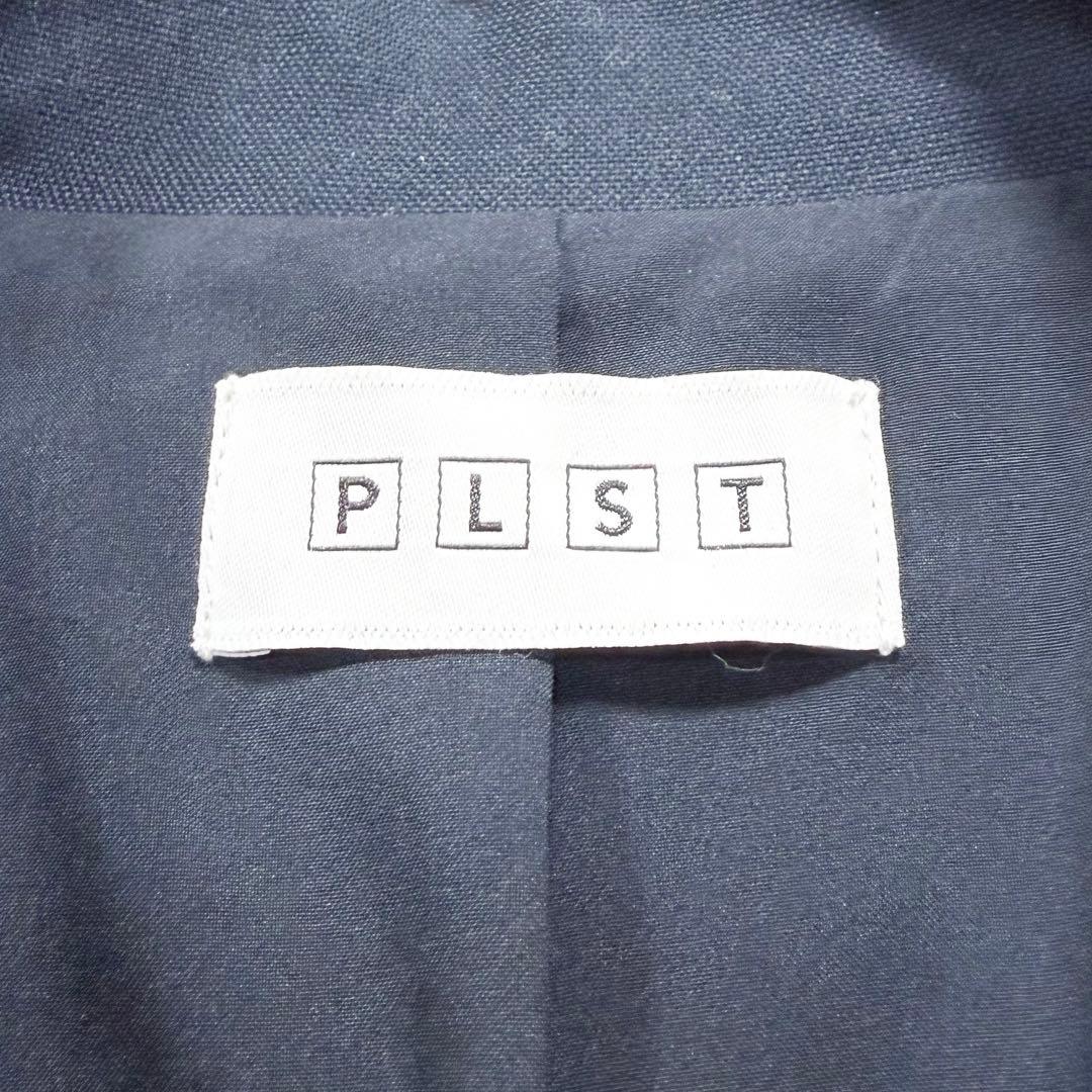 ✨洗える✨PLST プラステ　ダブルブレストブレザー　金ボタン　紺ブレ