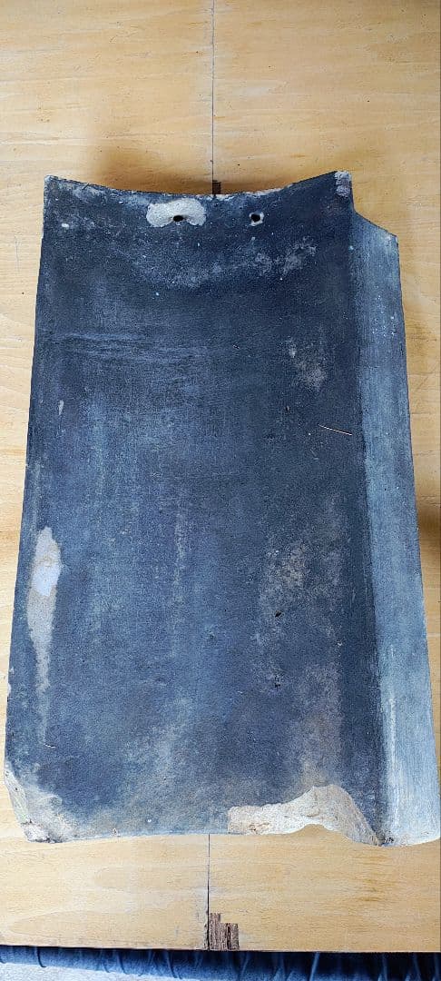 【yamaaa】古瓦　屋根瓦　左向き 約50cm 希少品　出雲大社　松江城