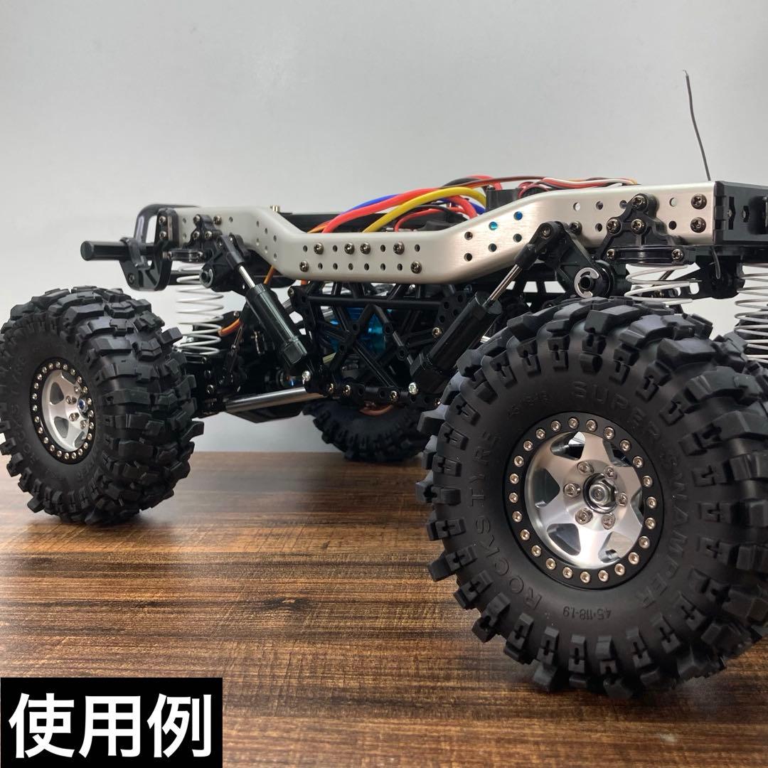 1.9 インチ ビード ロック ホイール RC アルミ クローラー タイヤ 金属