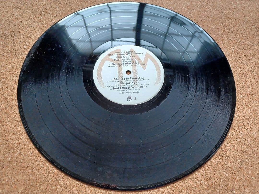 レコード　ジョー　コッカー ／WITH A LITTLE HELP FROM …