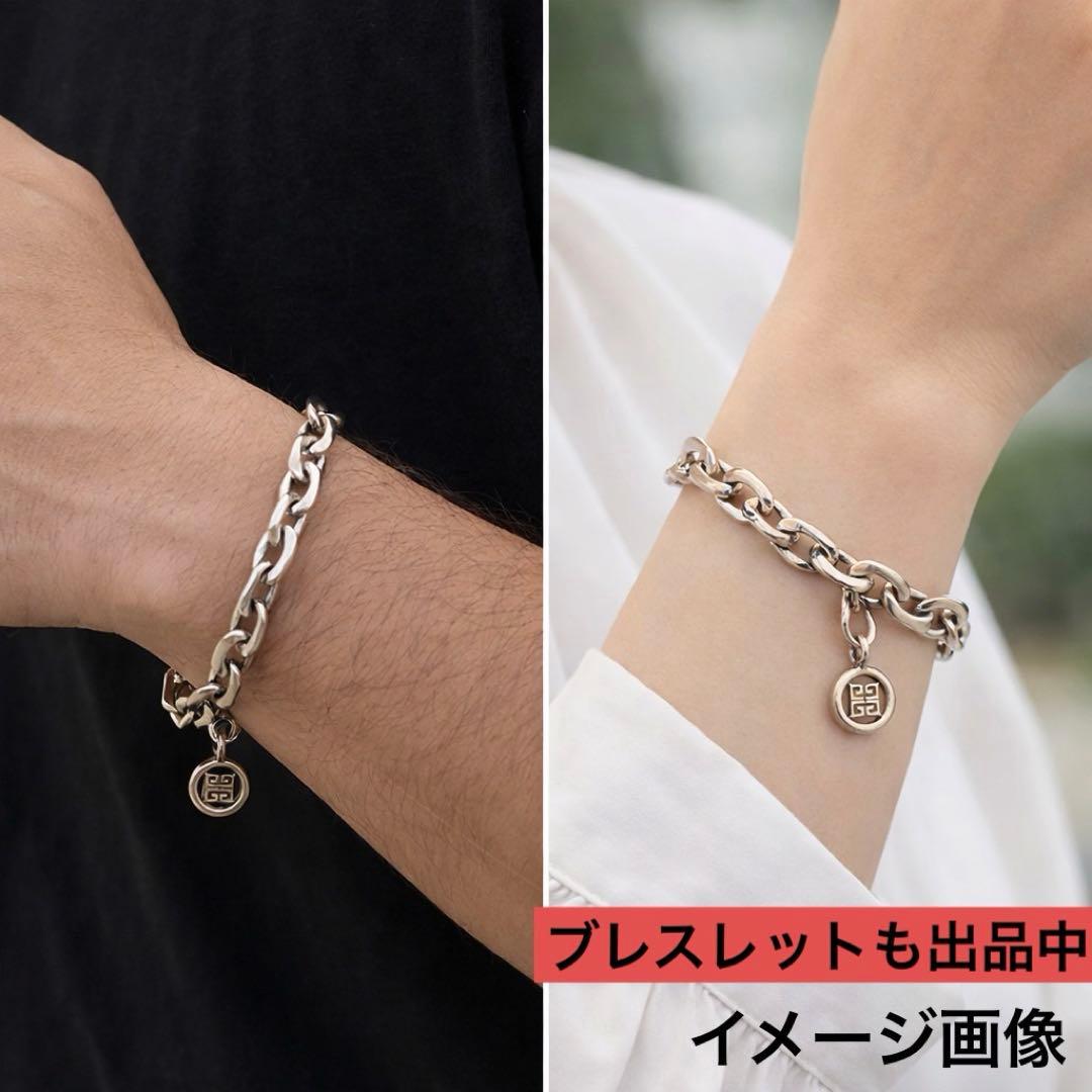 GIVENCHY 4Gロゴ チェーンネックレス シルバー 735