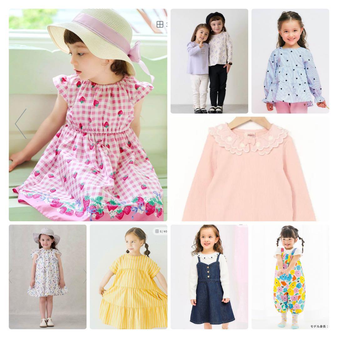 美品✨女の子服 80〜90 37点 まとめ売り ブランシェス アプレレクール他