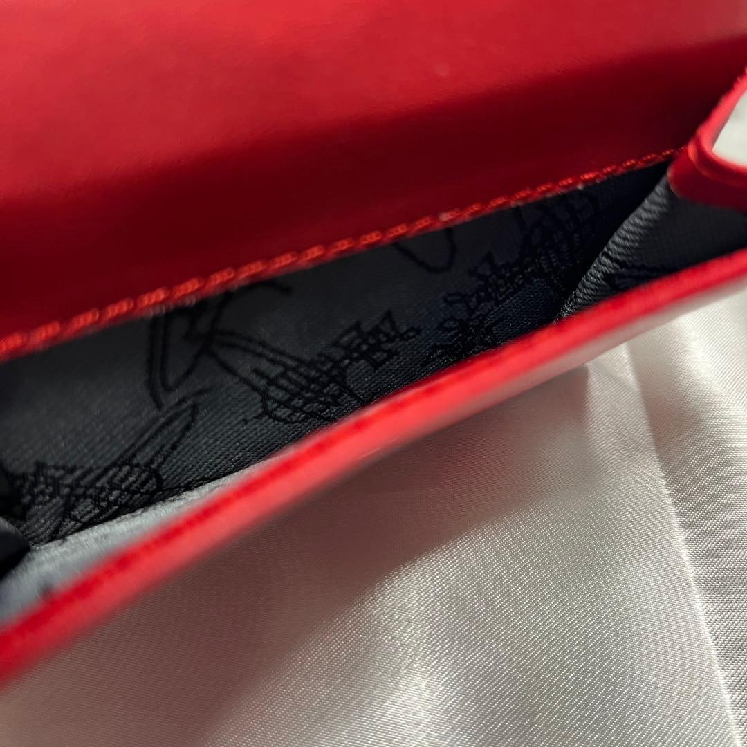 新品VivienneWestwood 赤 レッド ヴィヴィアン内装 三つ折り財布