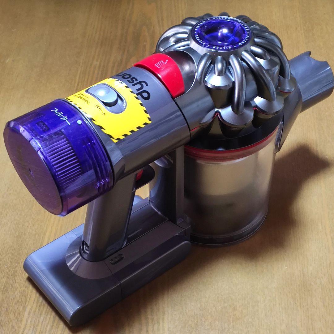 ダイソンV8SV10K掃除機 完全分解清掃済み 動作品 純正バッテリー2つセット