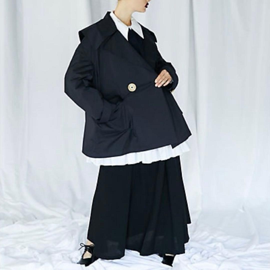 美品✨️　エンフォルド LIMONTA ビックカラージャケット ショートコート