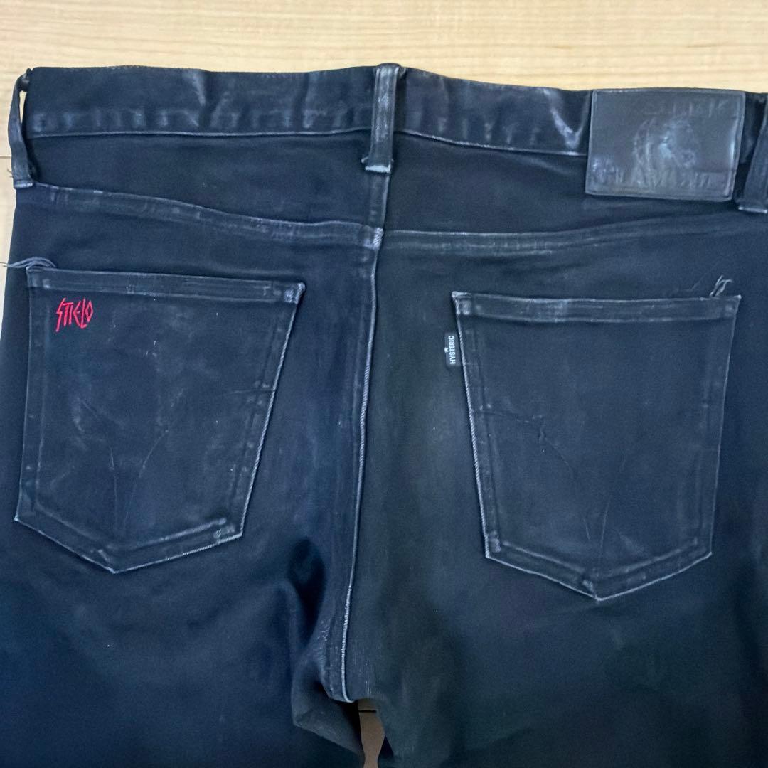 HYSTERIC GLAMOUR ブラック ブーツカットデニム　32インチ