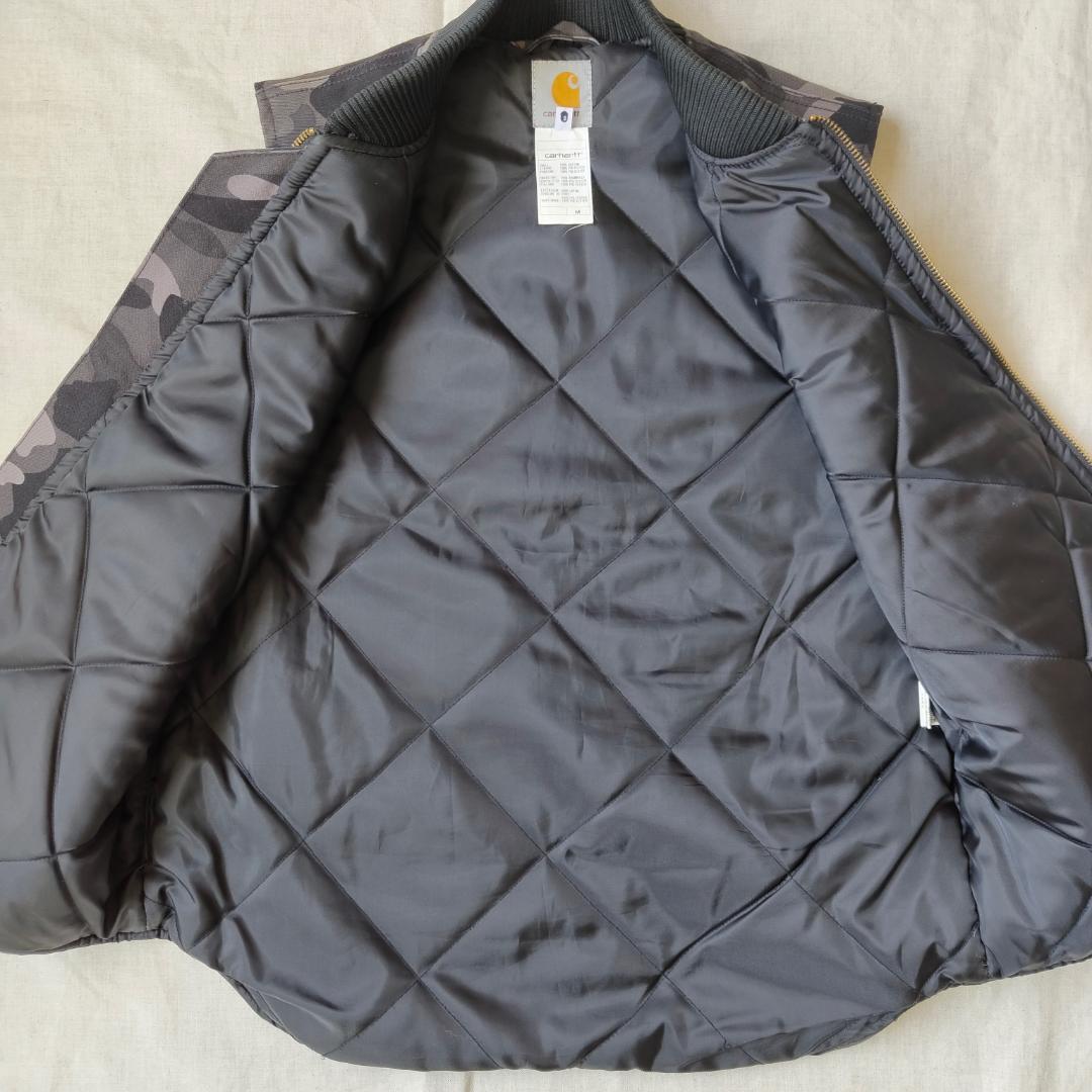 極美品 A BATHING APE カーハート コラボ ダックベスト 1stカモ
