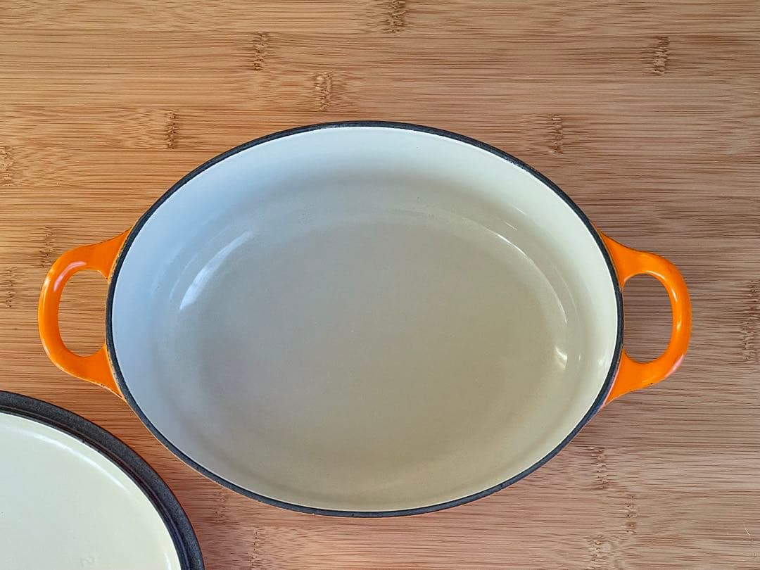 LE CREUSET 23cm オレンジ　オーバル