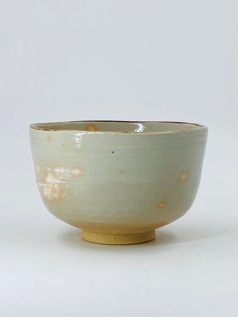 GACHANさん専用【南口閑粋】乾山写　竹の子茶碗　杣山焼　桐共箱　共布