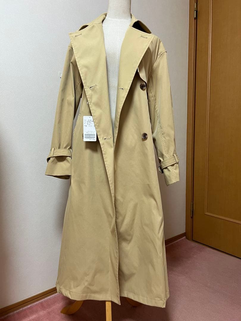 SLOBE IENA コットンライクウォッシャブルトレンチコート38
