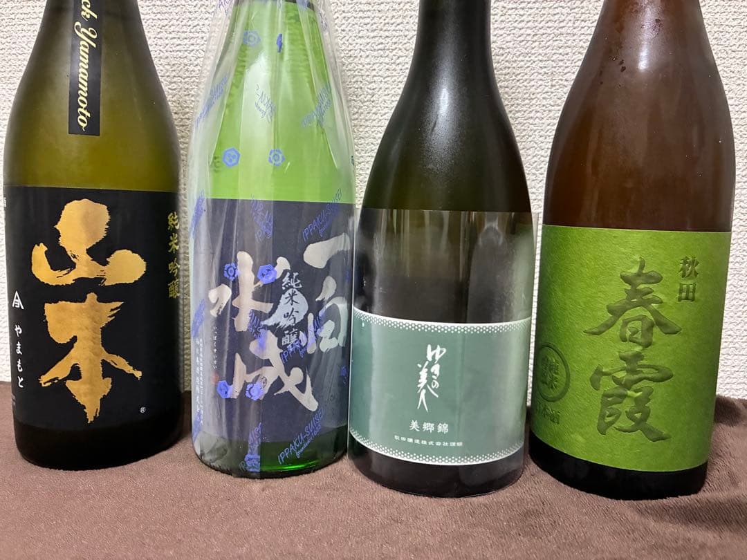 純米吟醸720ml4本セット山本一白水成ゆきの美人春霞