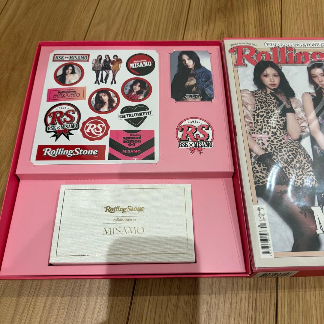 MISAMO RollingStone Korea 未開封　トレカ　ミナ