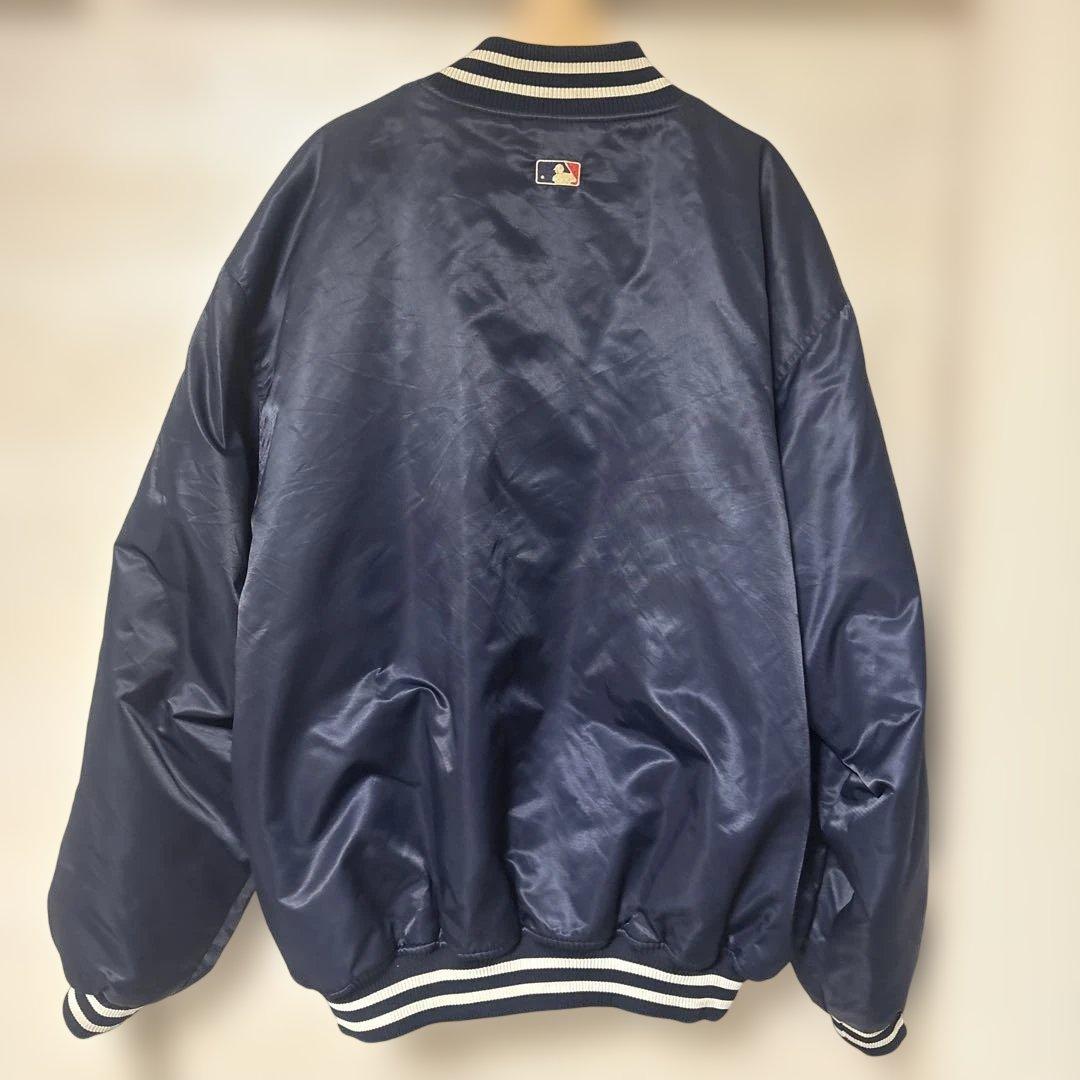 ZORN着用　90s ヤンキース ナイロンスタジャン 4XL ネイビー