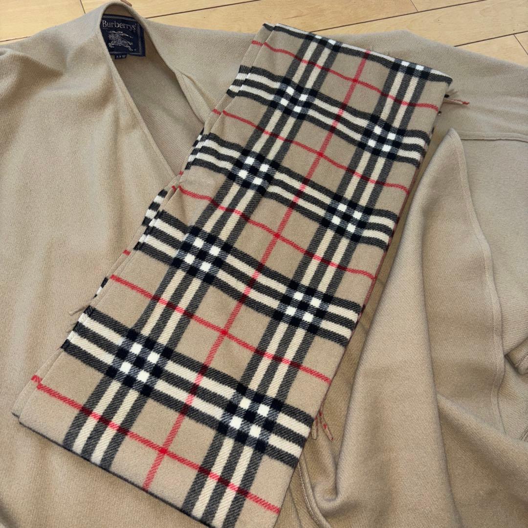 Burberry❤︎ストールポンチョ　ショールケープ