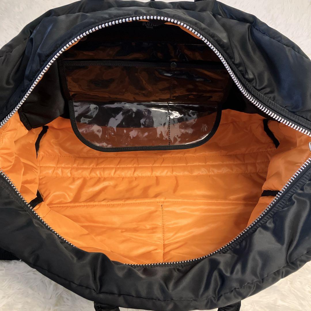 美品✨PORTER タンカー ボストンバッグ 2way 大容量　黒　ブラック