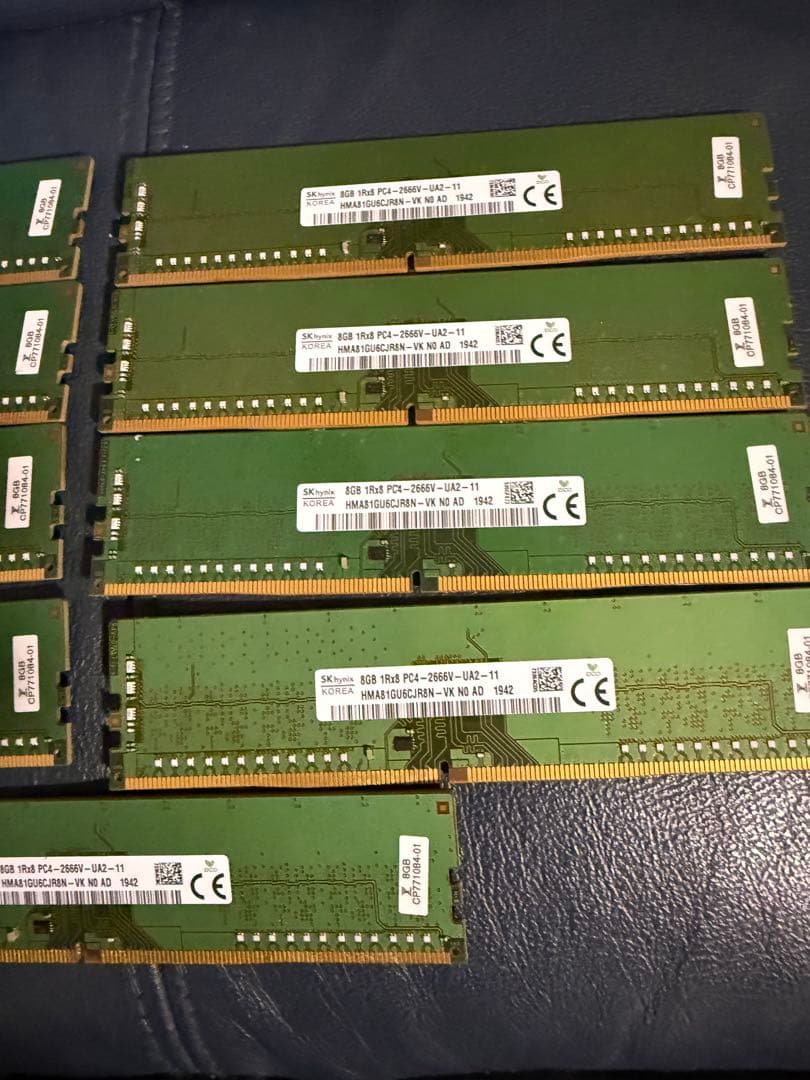 【9枚セット】SK hynix 8GB DDR4-2666 デスクトップ用メモリ