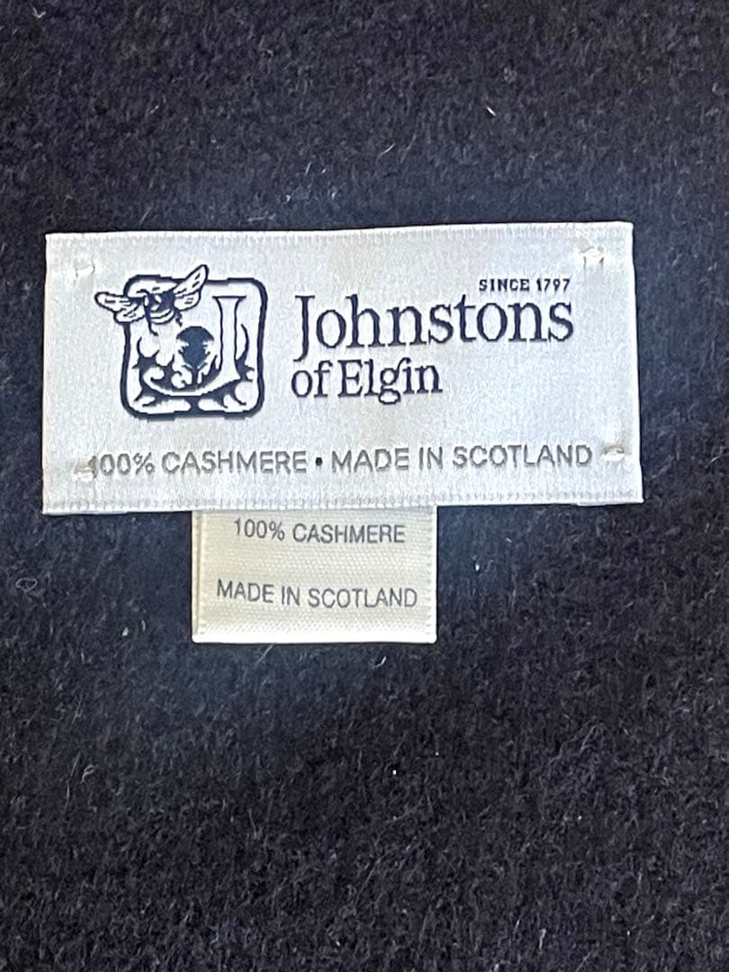 美品　Johnstons of Elgin 大判ストール