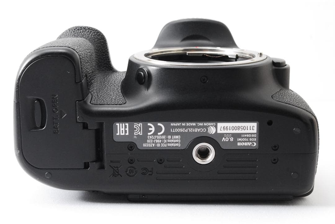 美品 キャノン EOS 70D Wi-Fi スマホ転送OK 一眼レフ 手ぶれ補正