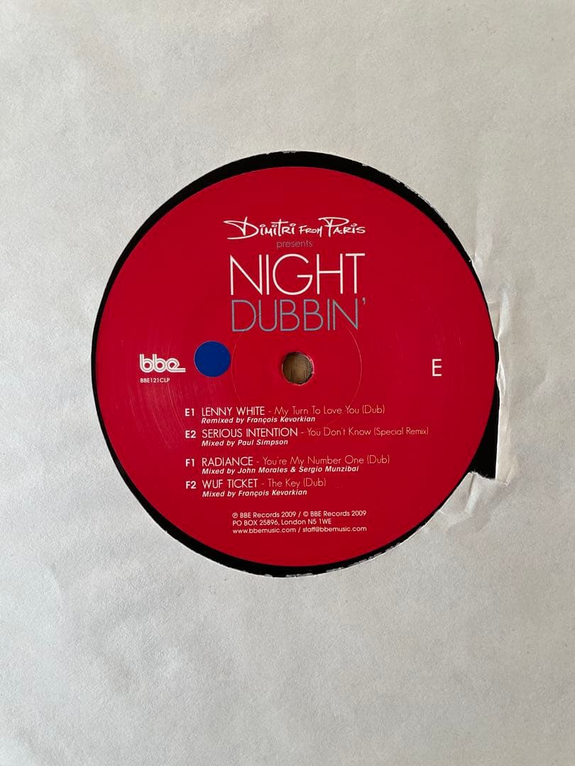その他 Dimitri From Paris Night Dubbin' 3LP 12\"