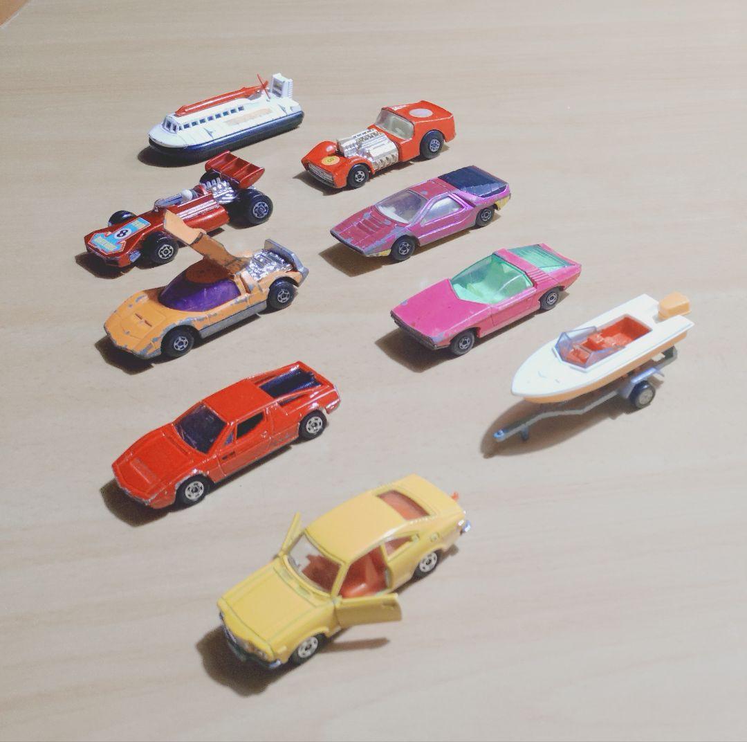 1970年代 ミニカー9台セット ボート型・スポーツカー型