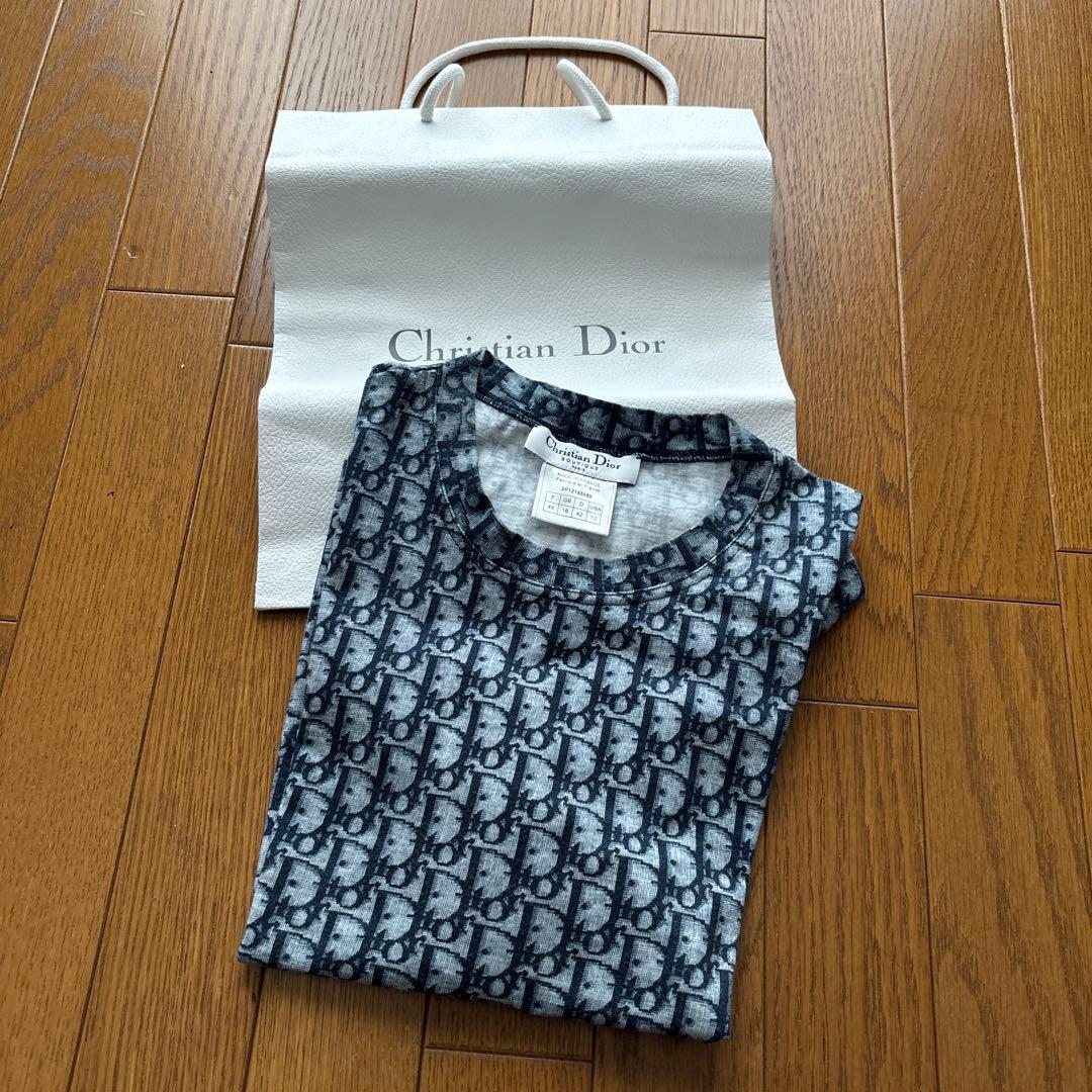 ビンテージ　ディオールトロッター柄Tシャツ　44 ガリアーノ期