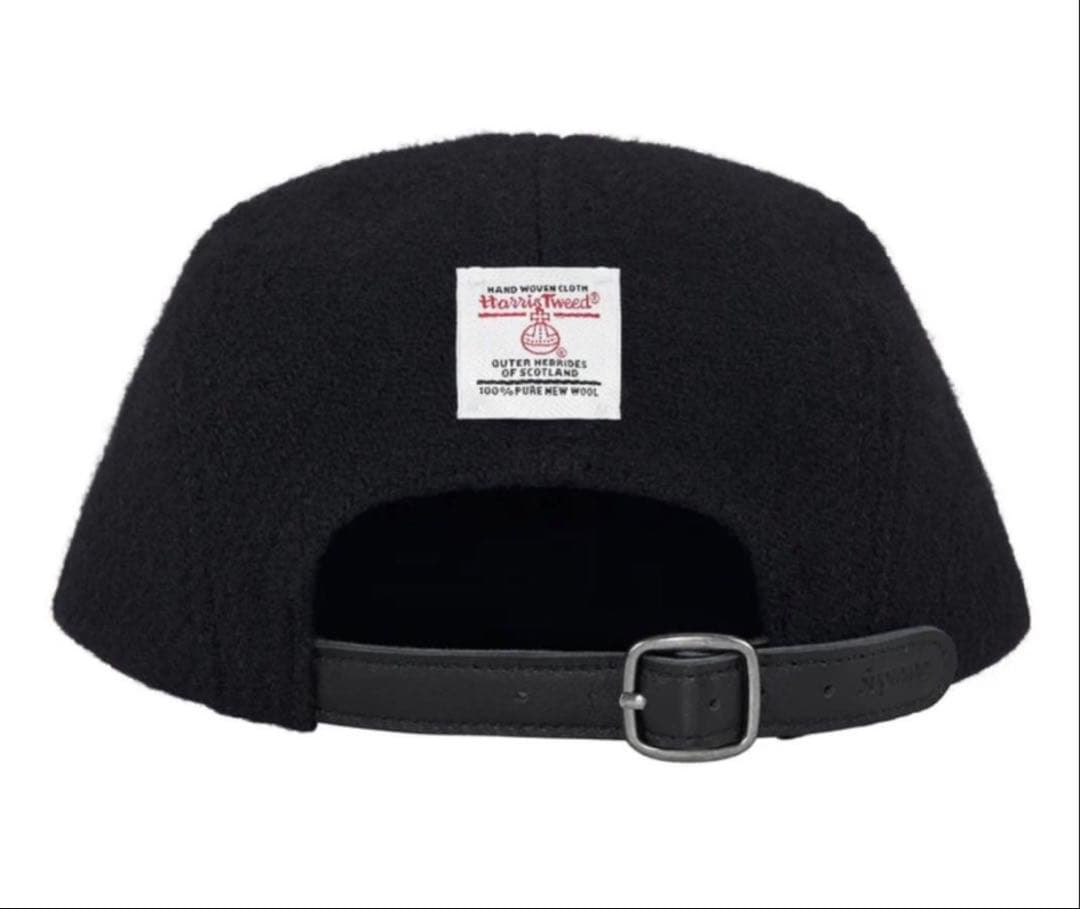 帽子 Supreme Harris Tweed Camp Cap \"Black\"