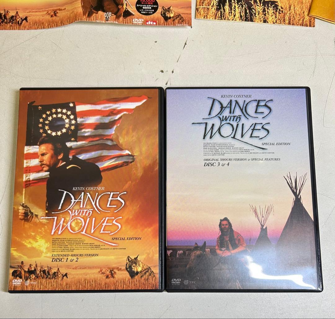 J662 限定品 ダンス・ウィズ・ウルブズ スペシャル・エディションDVD 洋画